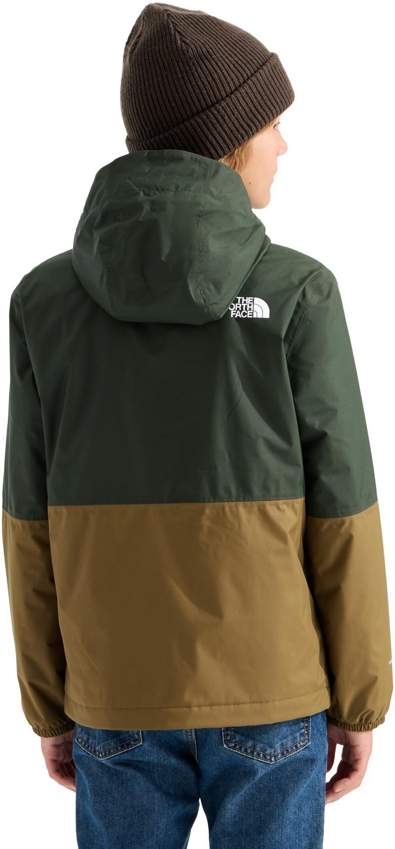 Warm Antora Rain Jacket - Boys - bottle green / caraway seed 1
