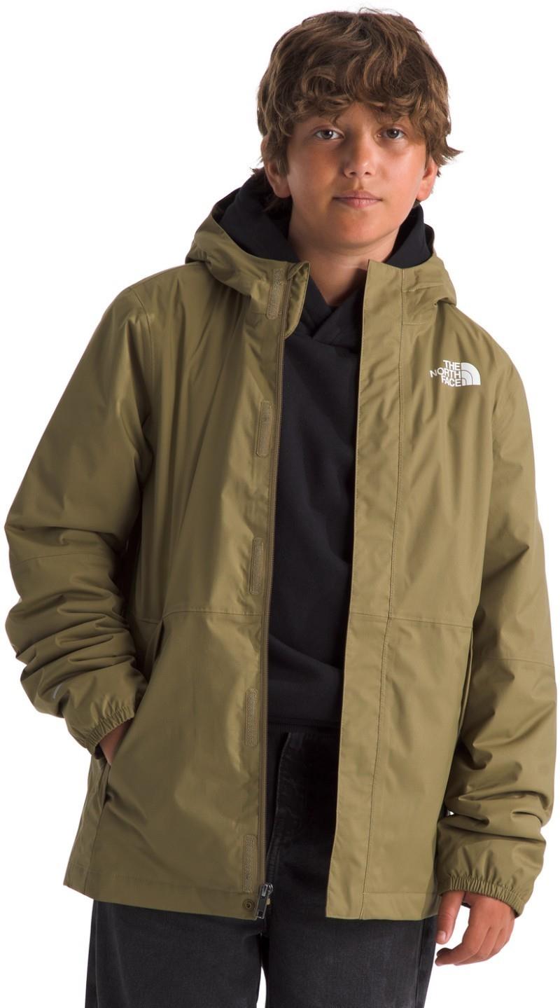 Warm Antora Rain Jacket - Boys - cedar 1