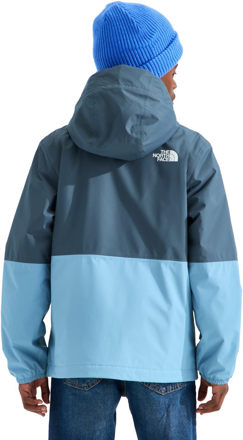 Warm Antora Rain Jacket - Boys - granite grey / pale teal 1