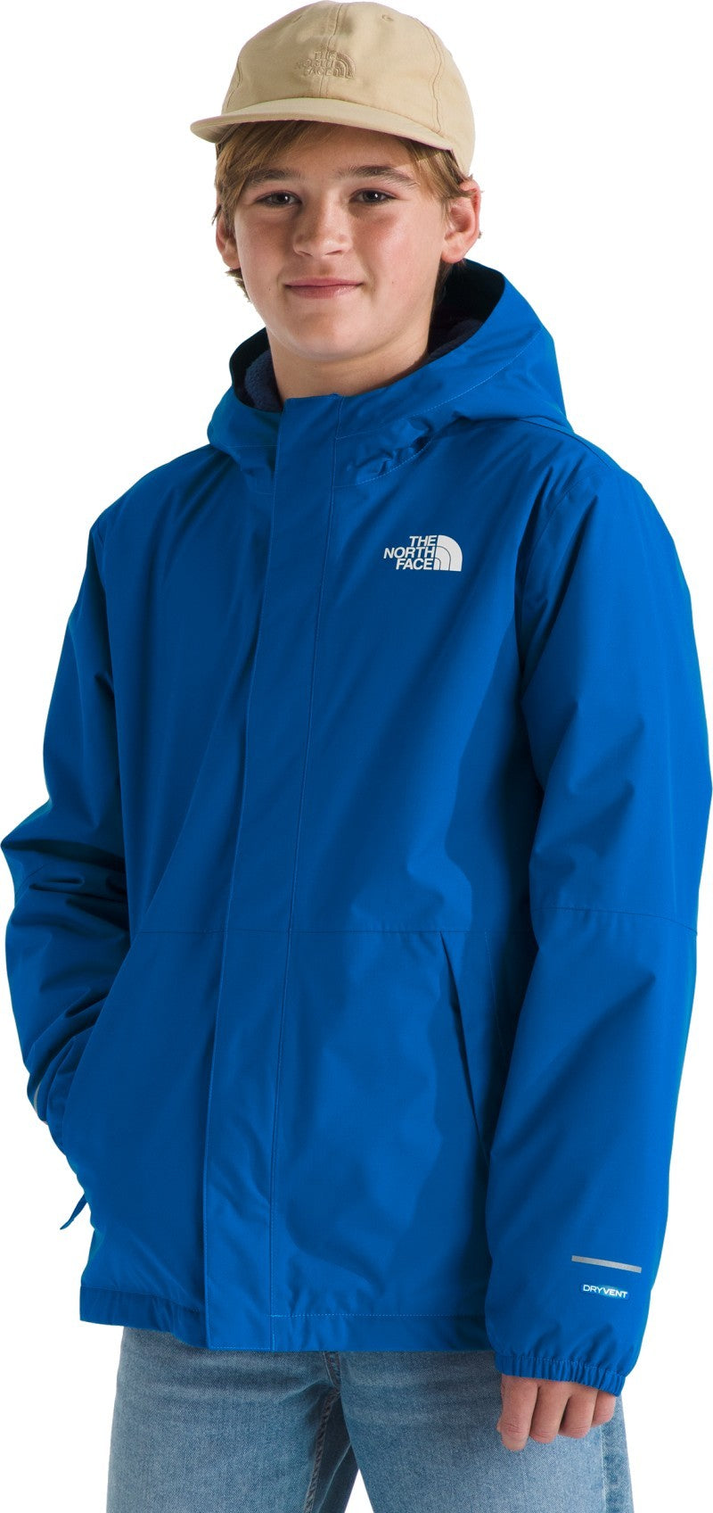 Warm Antora Rain Jacket - Boys - hero blue 1