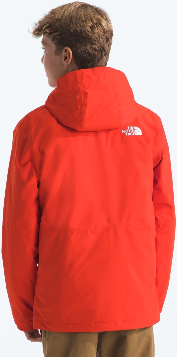 Warm Antora Rain Jacket - Boys - lava red 1