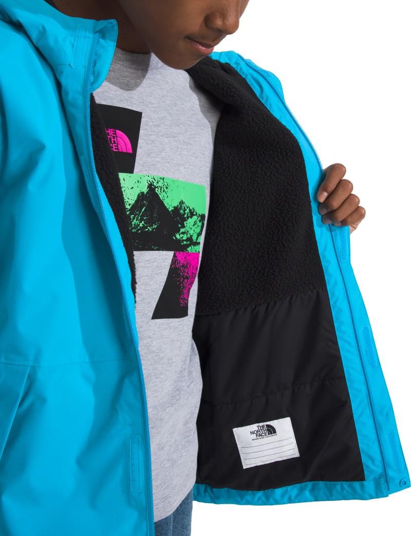 Warm Antora Rain Jacket - Boys - meridian blue 1