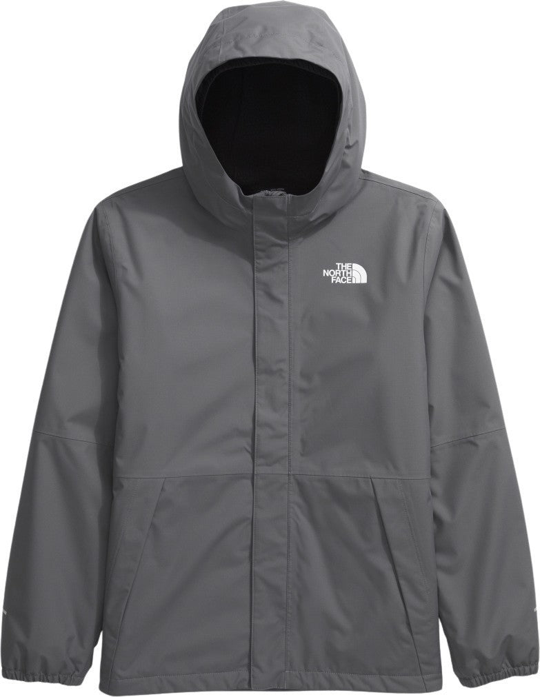 Warm Antora Rain Jacket - Boys - smoked pearl 1