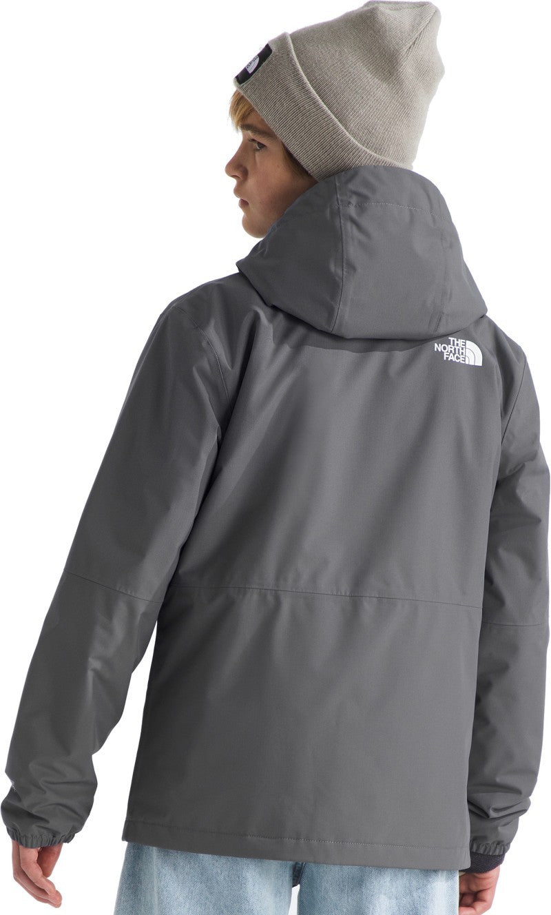 Warm Antora Rain Jacket - Boys - smoked pearl 1