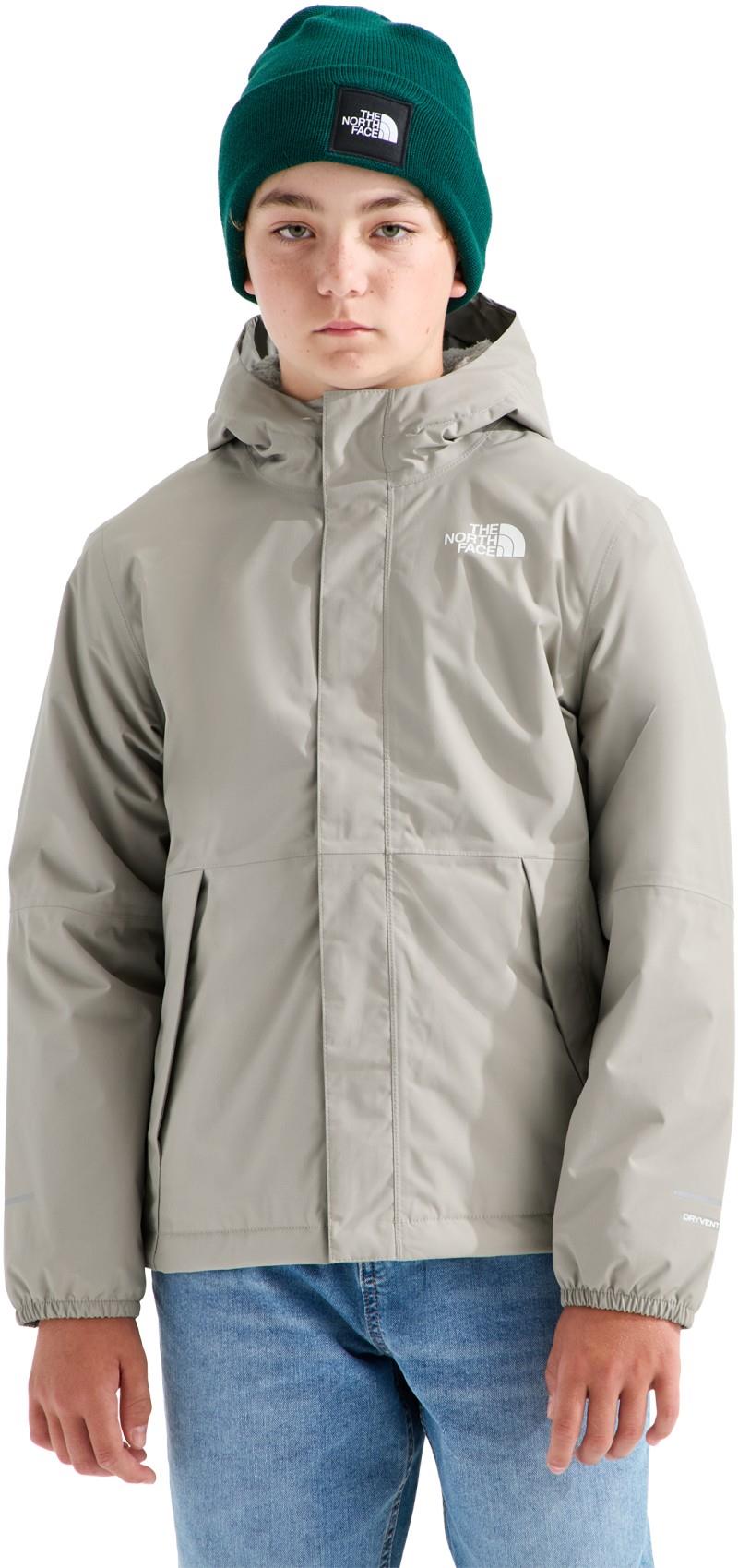 Warm Antora Rain Jacket - Boys - stone slab 1