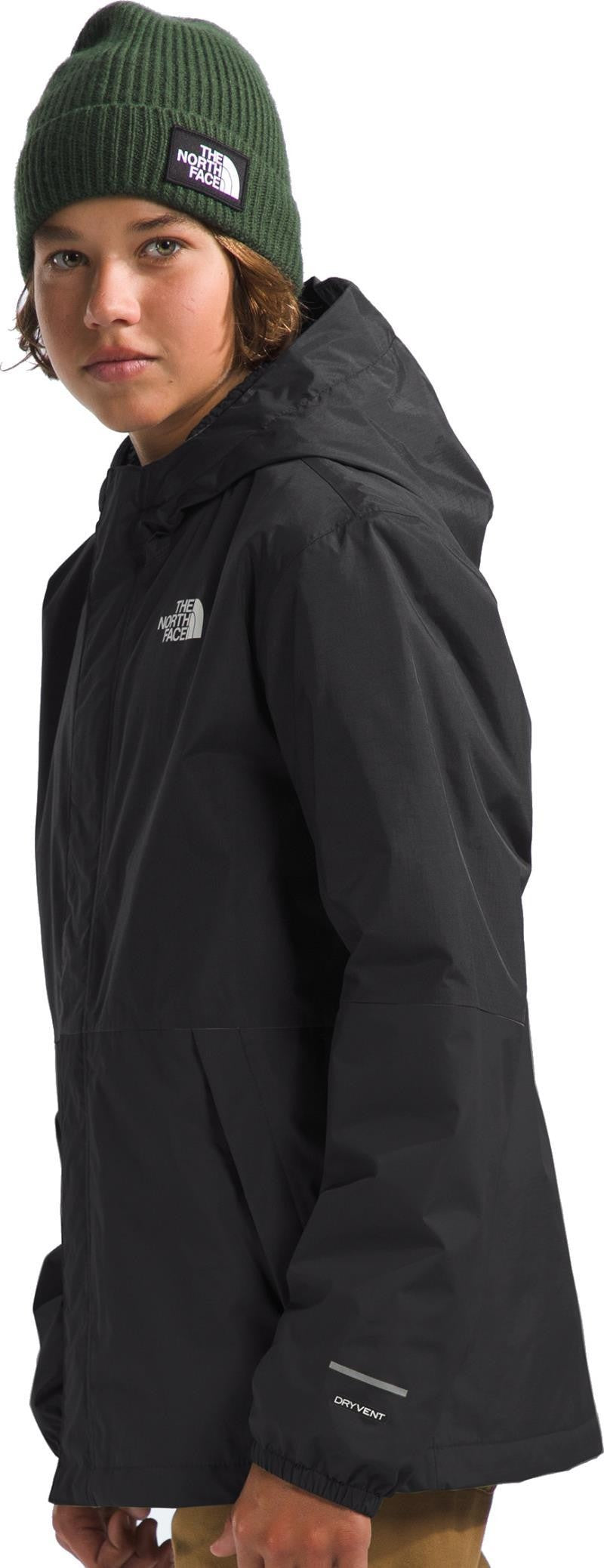 Warm Antora Rain Jacket - Boys - tnf black 1