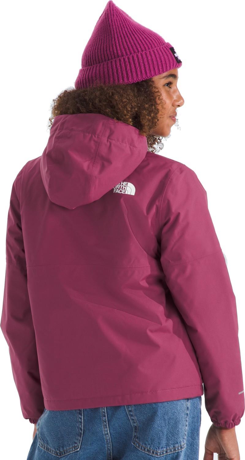 Warm Antora Rain Jacket - Girls - cyber berry 1