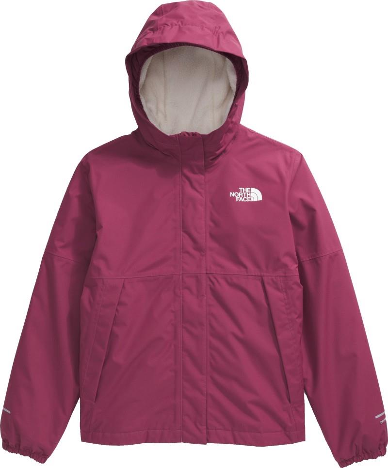 Warm Antora Rain Jacket - Girls - cyber berry 1