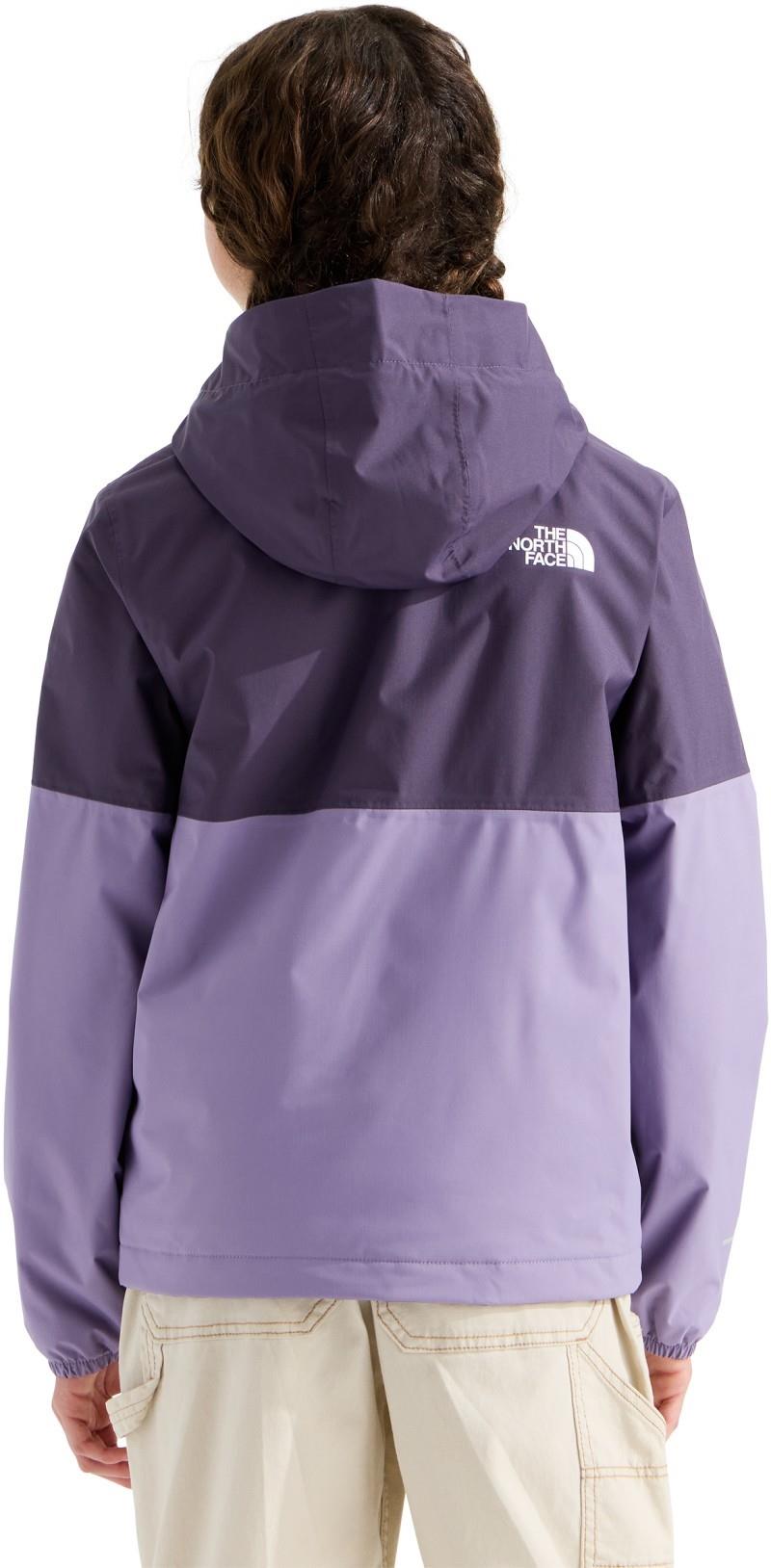 Warm Antora Rain Jacket - Girls - endless dusk / grounded plum 1
