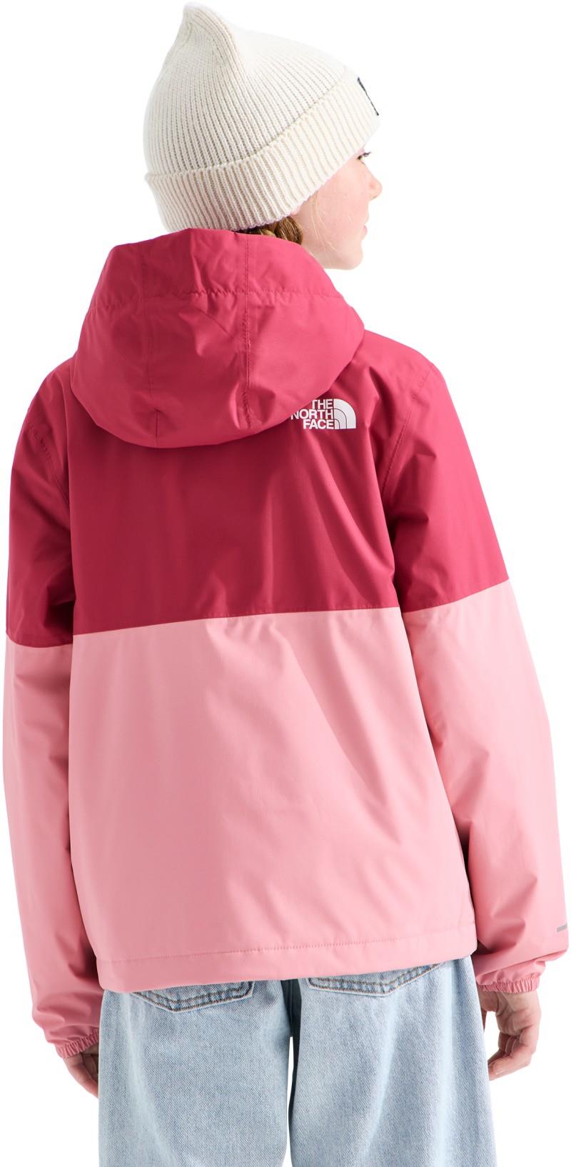 Warm Antora Rain Jacket - Girls - fermented clay / primrose 1