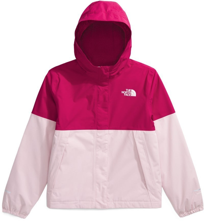 Warm Antora Rain Jacket - Girls - lali guran / pale blossom 1