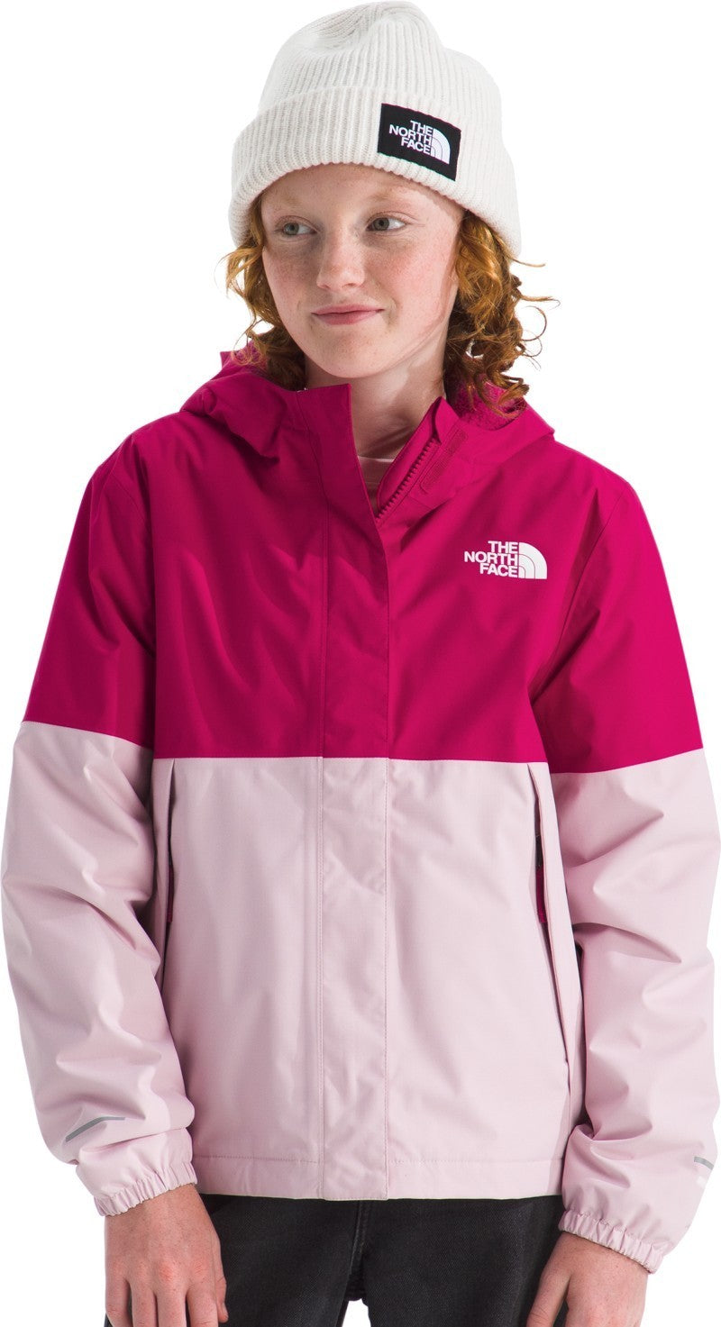 Warm Antora Rain Jacket - Girls - lali guran / pale blossom 1