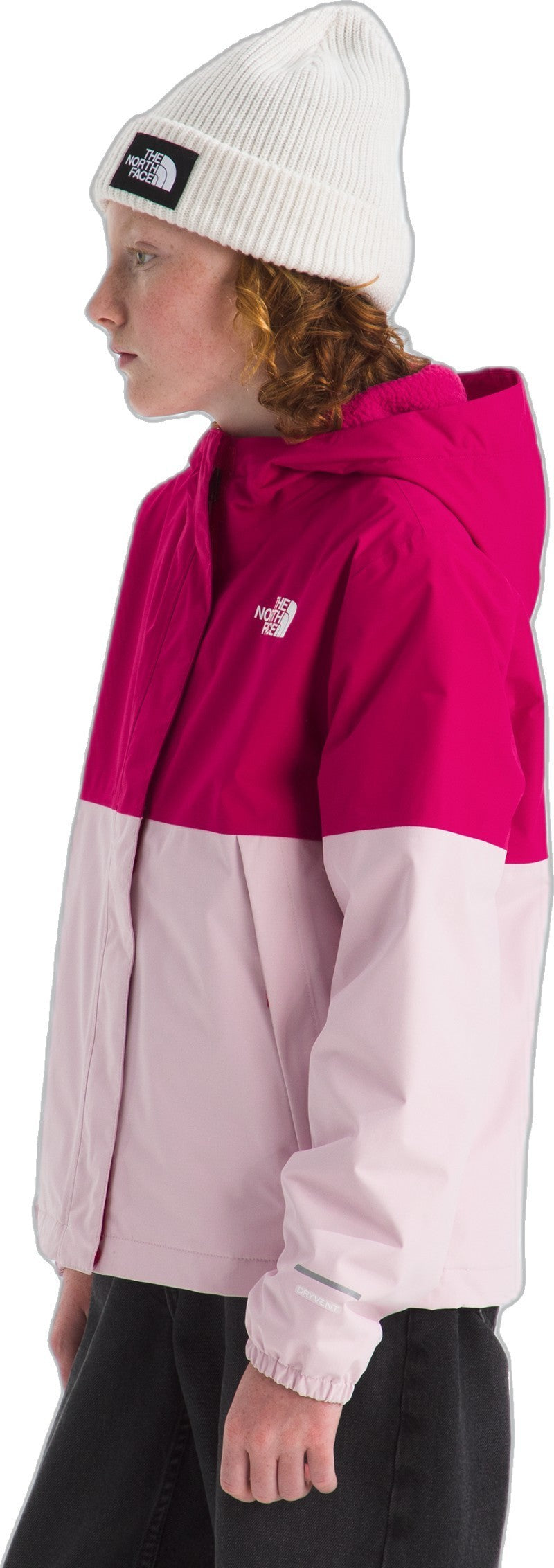 Warm Antora Rain Jacket - Girls - lali guran / pale blossom 1