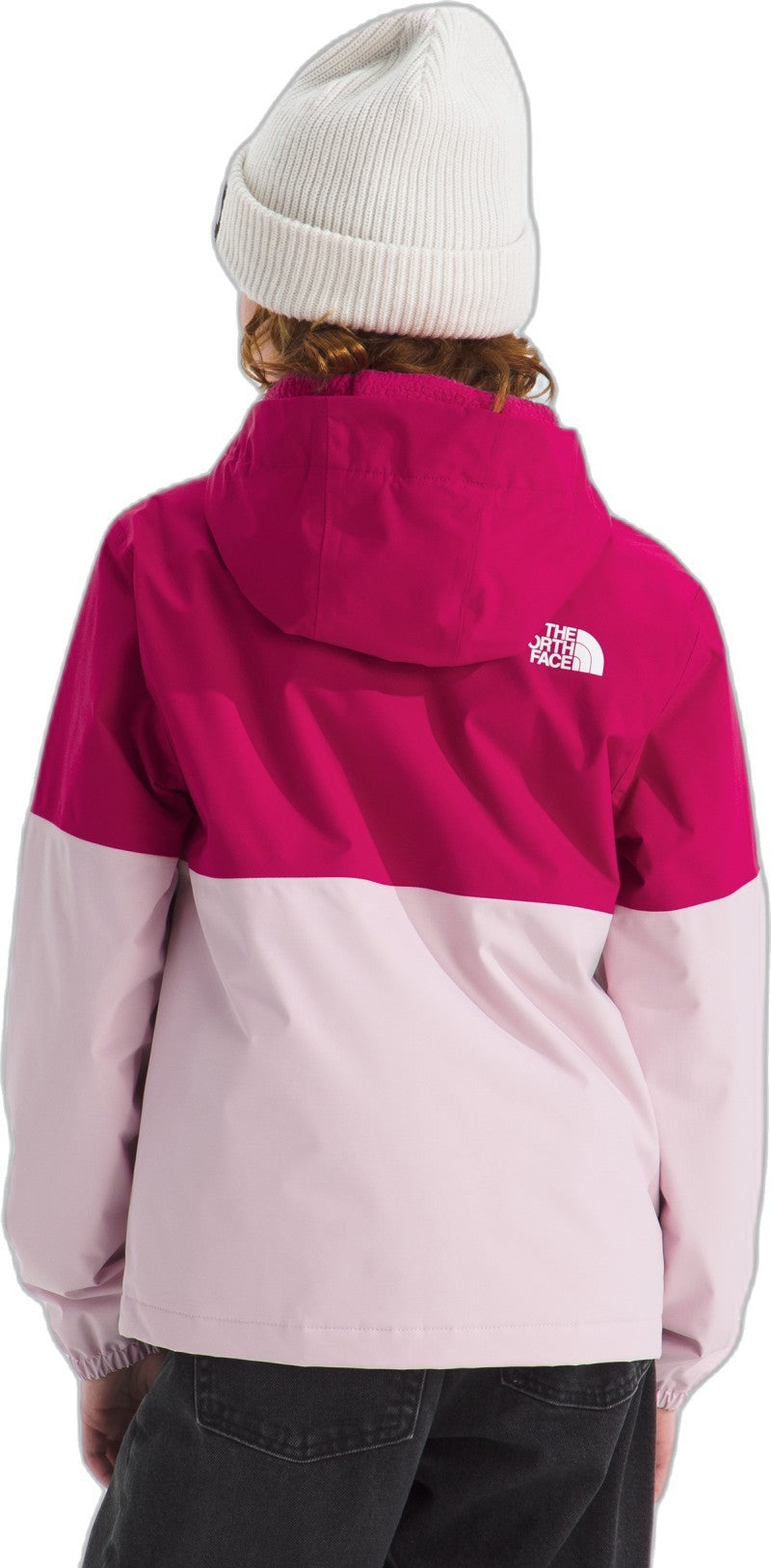 Warm Antora Rain Jacket - Girls - lali guran / pale blossom 1