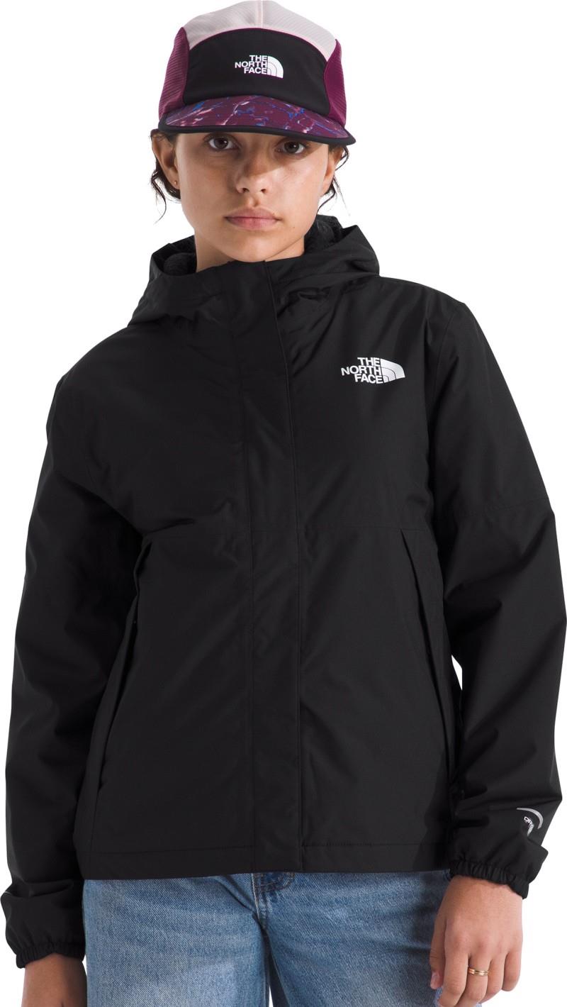Warm Antora Rain Jacket - Girls - tnf black / tnf black 1