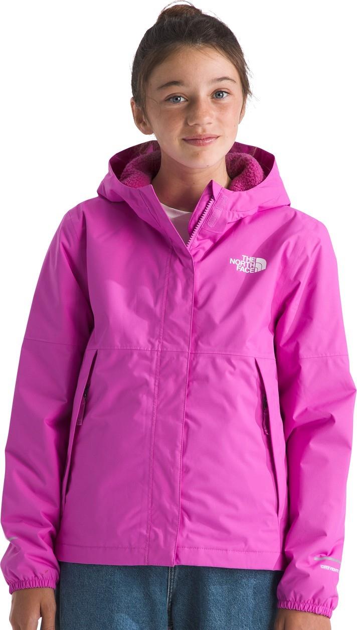 Warm Antora Rain Jacket - Girls - violet crocus 1