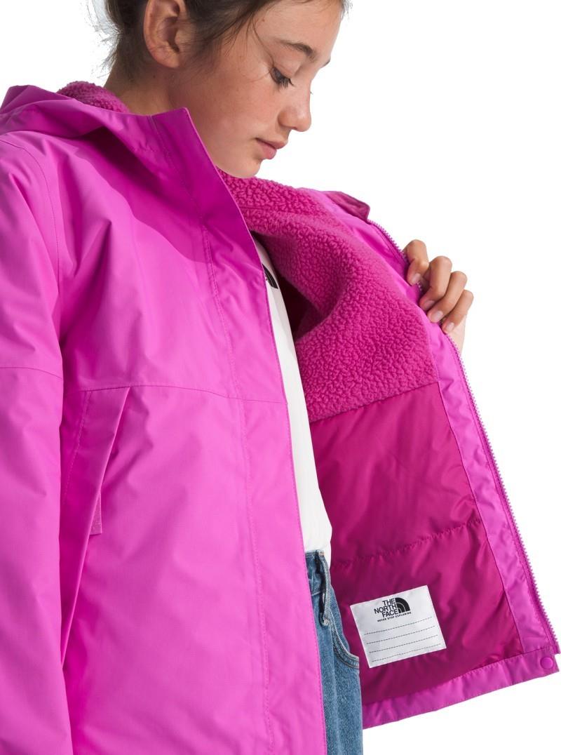 Warm Antora Rain Jacket - Girls - violet crocus 1