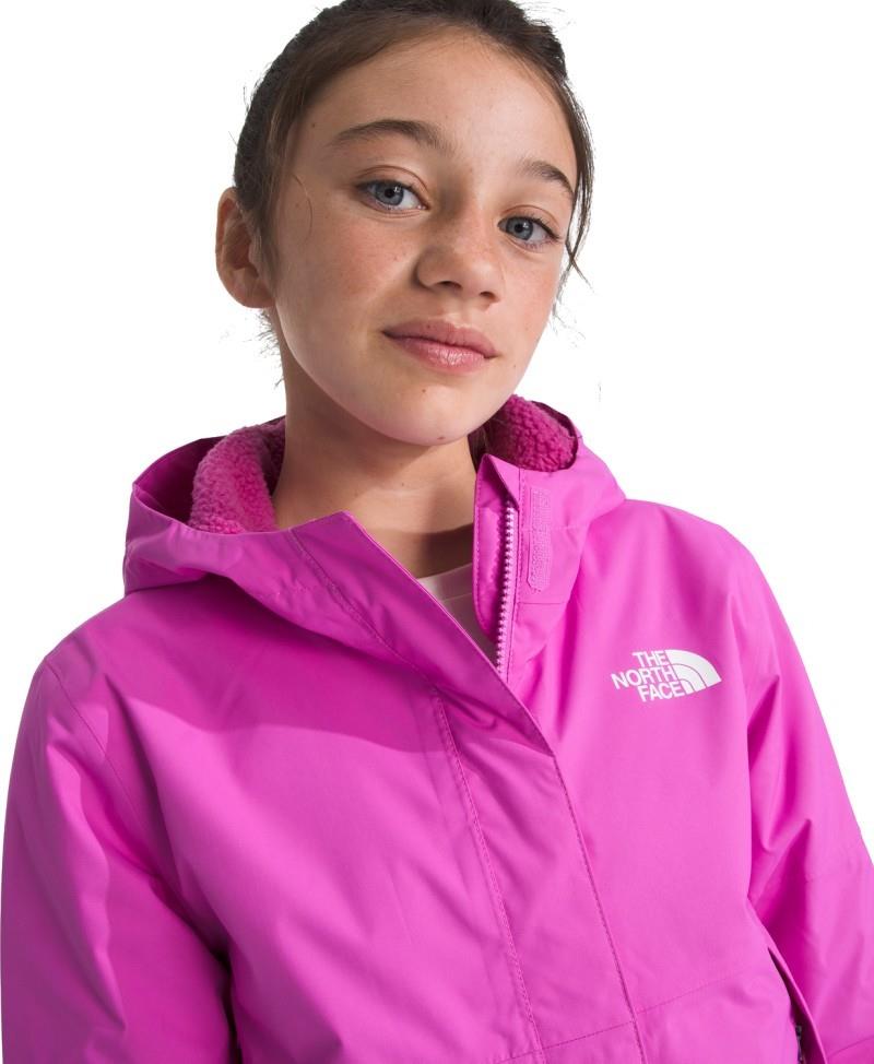 Warm Antora Rain Jacket - Girls - violet crocus 1