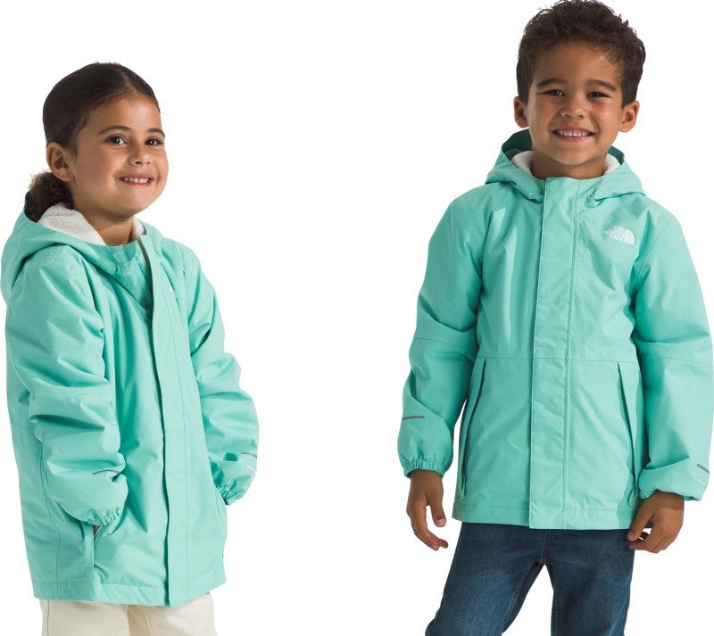 Warm Antora Rain Jacket - Kids - bright foam 1