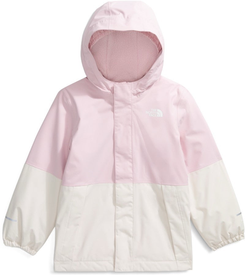 Warm Antora Rain Jacket - Kids - pale blossom / white dune 1