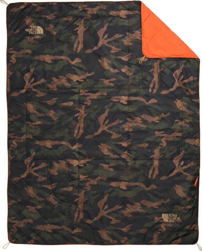 Wawona Blanket - new taupe green tnf camo print 1