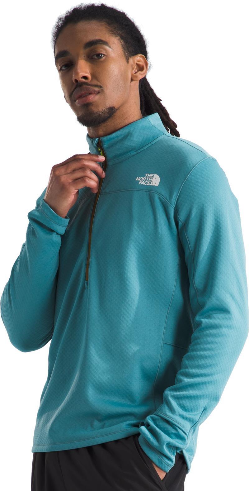 Winter Warm Pro Quarter Zip - Mens - algae blue 1