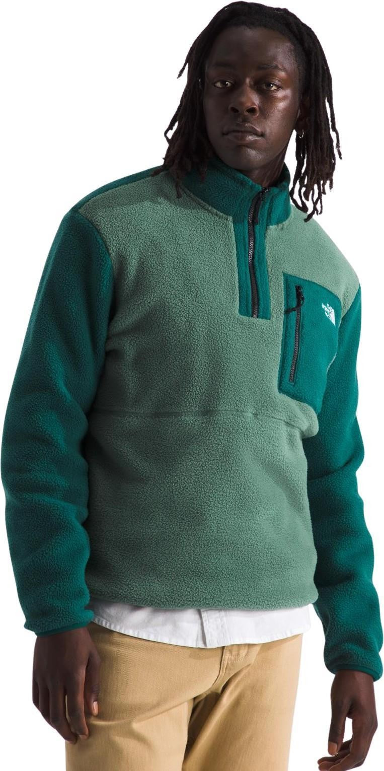 Yumiori 1/4 Zip - Mens - duck green / deep nori / tnf black 1