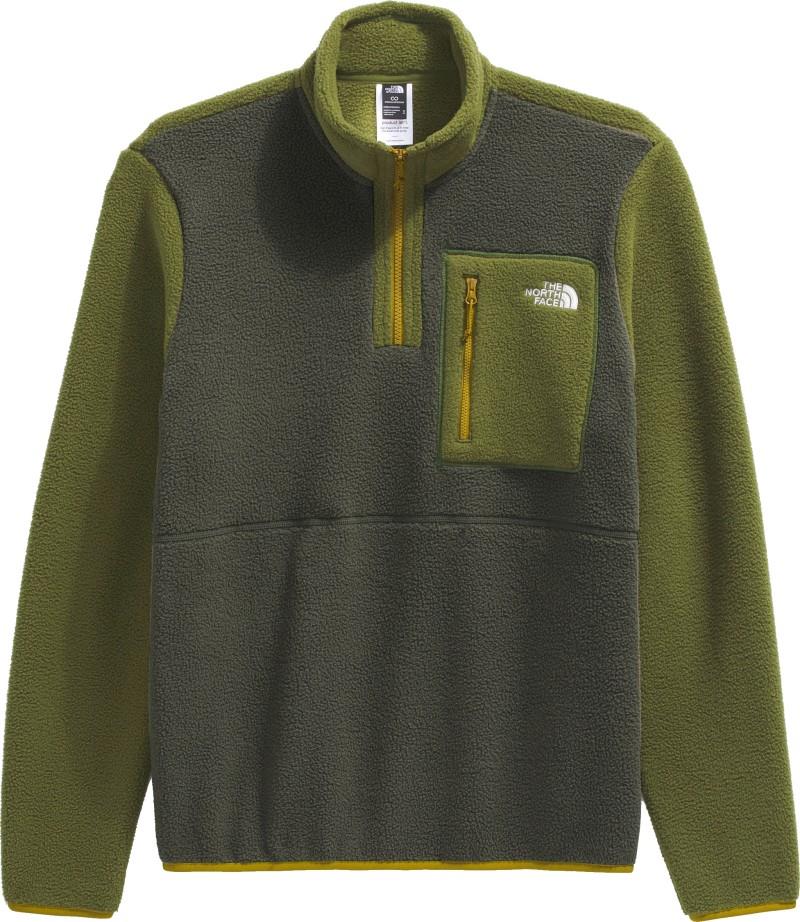 Yumiori 1/4 Zip - Mens - new taupe green / woodland green / deep dijon 1
