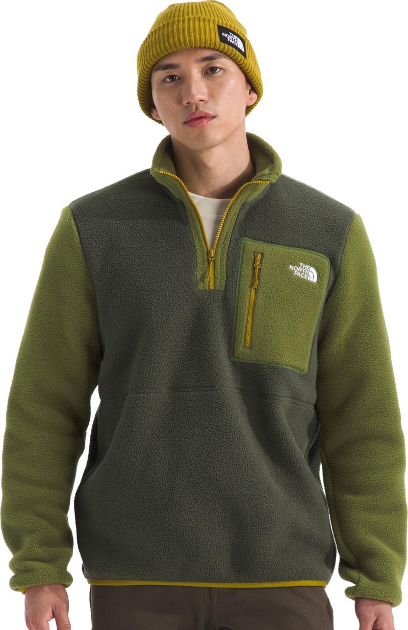 Yumiori 1/4 Zip - Mens - new taupe green / woodland green / deep dijon 1
