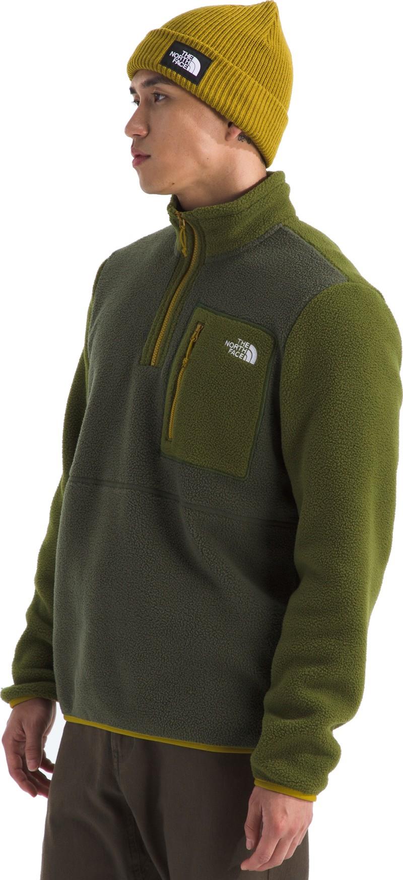 Yumiori 1/4 Zip - Mens - new taupe green / woodland green / deep dijon 1