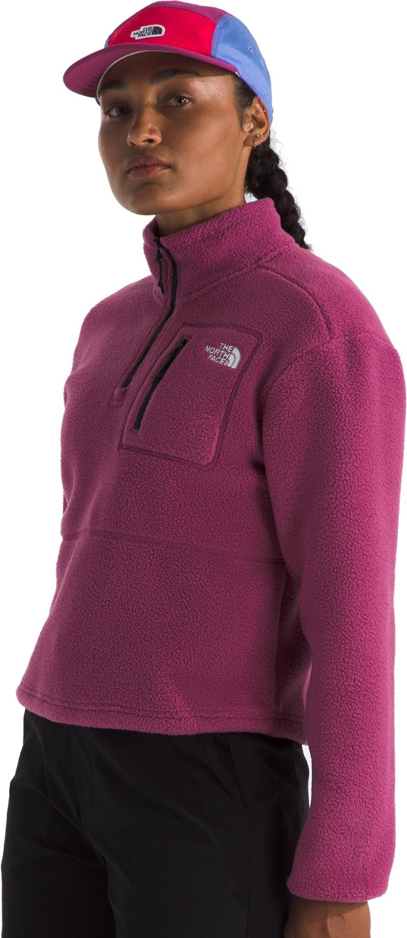 Yumiori 1/4 Zip - Womens - cyber berry / cyber berry / tnf black 1