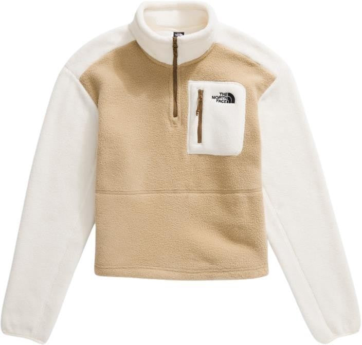Yumiori 1/4 Zip - Womens - khaki stone / white dune / utility brown 1