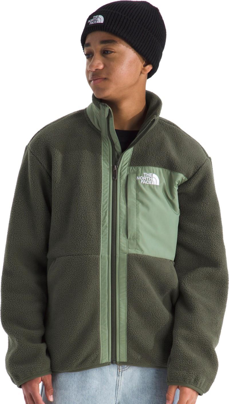 Yumiori Full Zip Jacket - Boys - new taupe green / bark mist 1