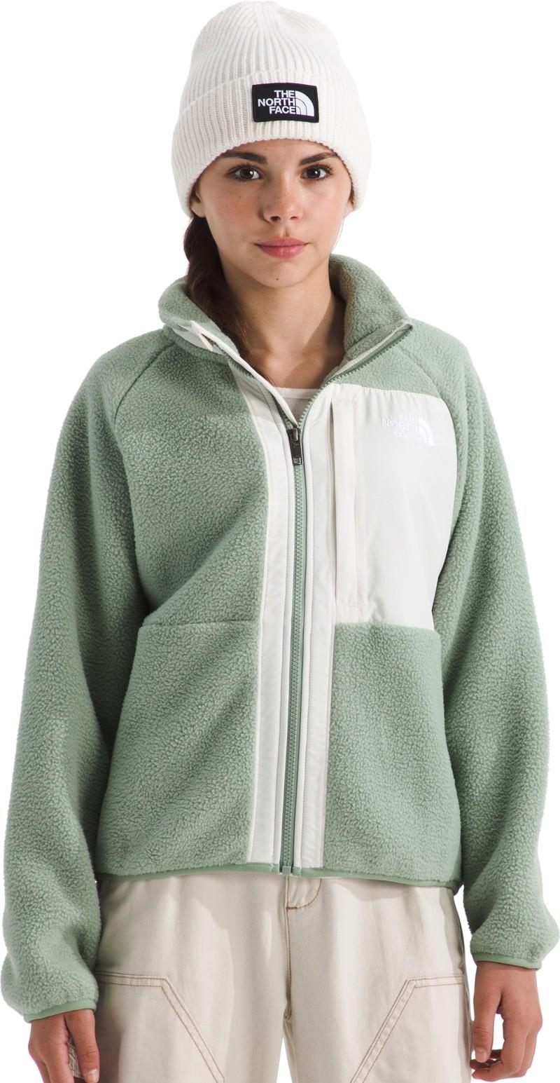 Yumiori Full Zip Jacket - Girls - slate moss / white dune 1