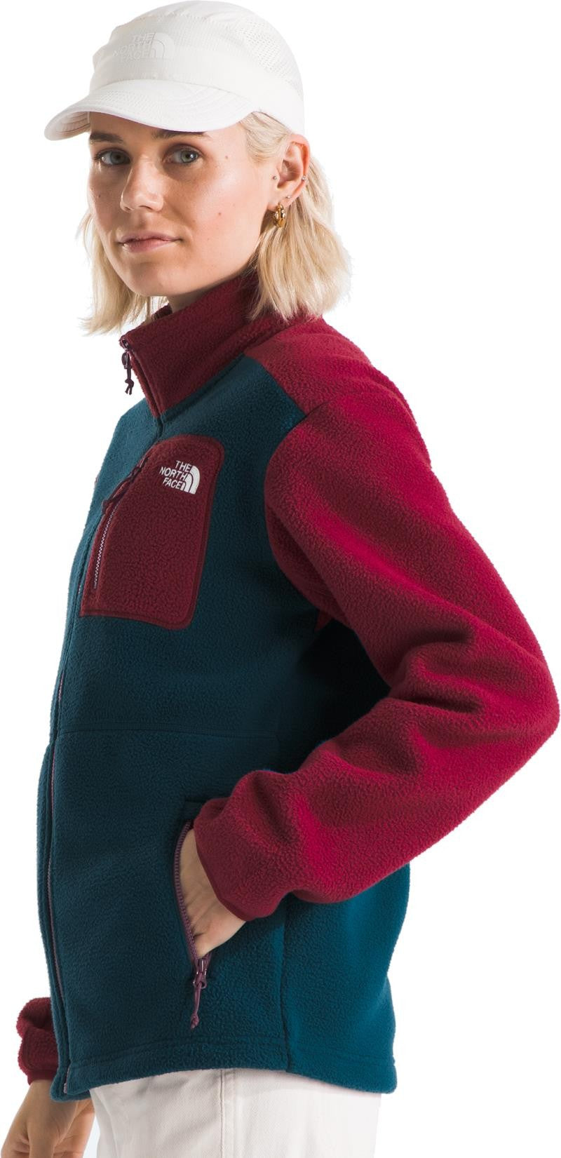 Yumiori Full Zip - Womens - midnight petrol / beetroot / midnight mauve 1