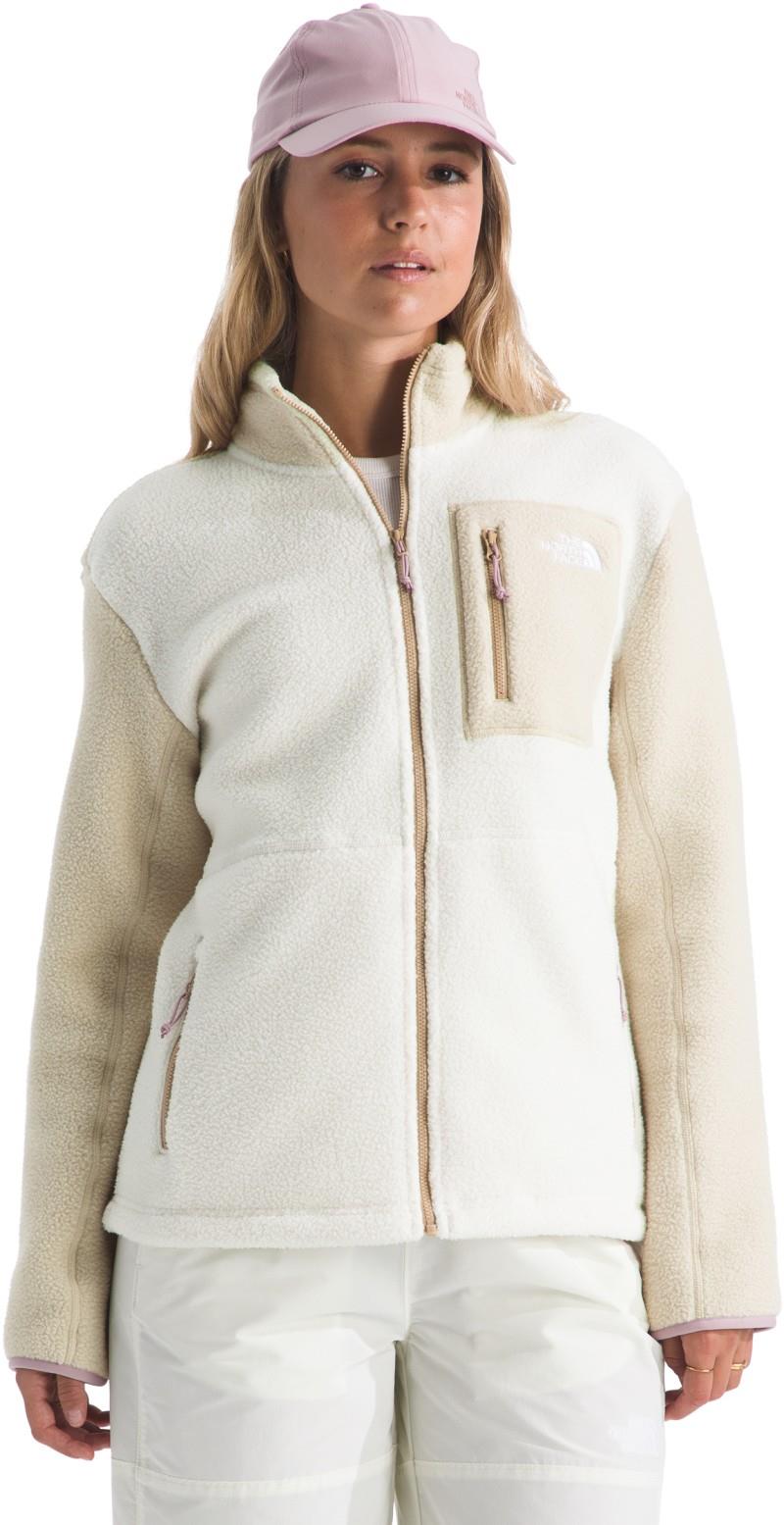 Yumiori Full Zip - Womens - white dune / desert stone / metal pink 1