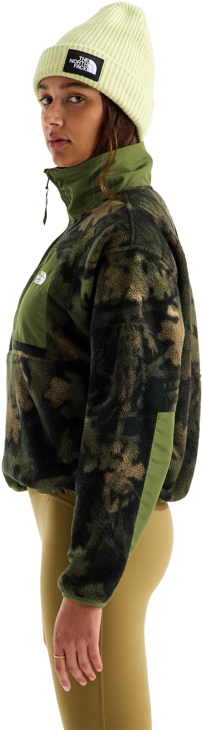 Yumiori Off-Peak Half Zip Printed Jacket - Womens - woodland green yosemite oak print 1