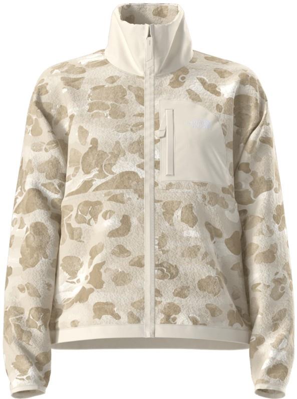 Yumiori Off Peak Full Zip Printed Jacket - Womens - pale khaki heritage print 1