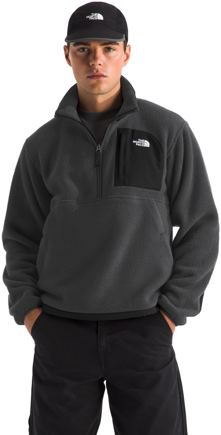 Yumiori Off Peak Half Zip Jacket - Mens - asphalt grey / tnf black 1