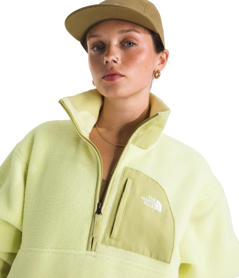 Yumiori Off Peak Half Zip Jacket - Womens - lemon mist / pear 1