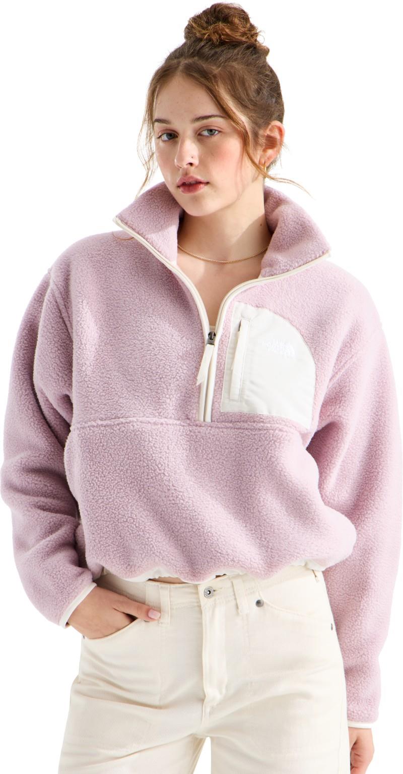 Yumiori Off Peak Half Zip Jacket - Womens - metal pink / white dune 1