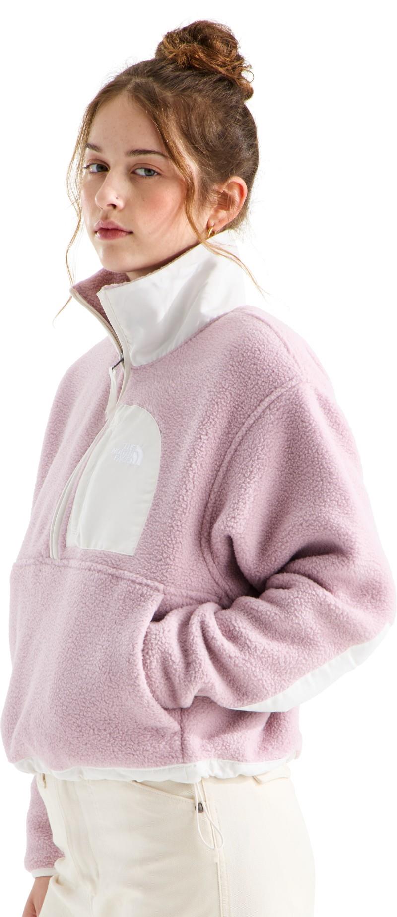 Yumiori Off Peak Half Zip Jacket - Womens - metal pink / white dune 1