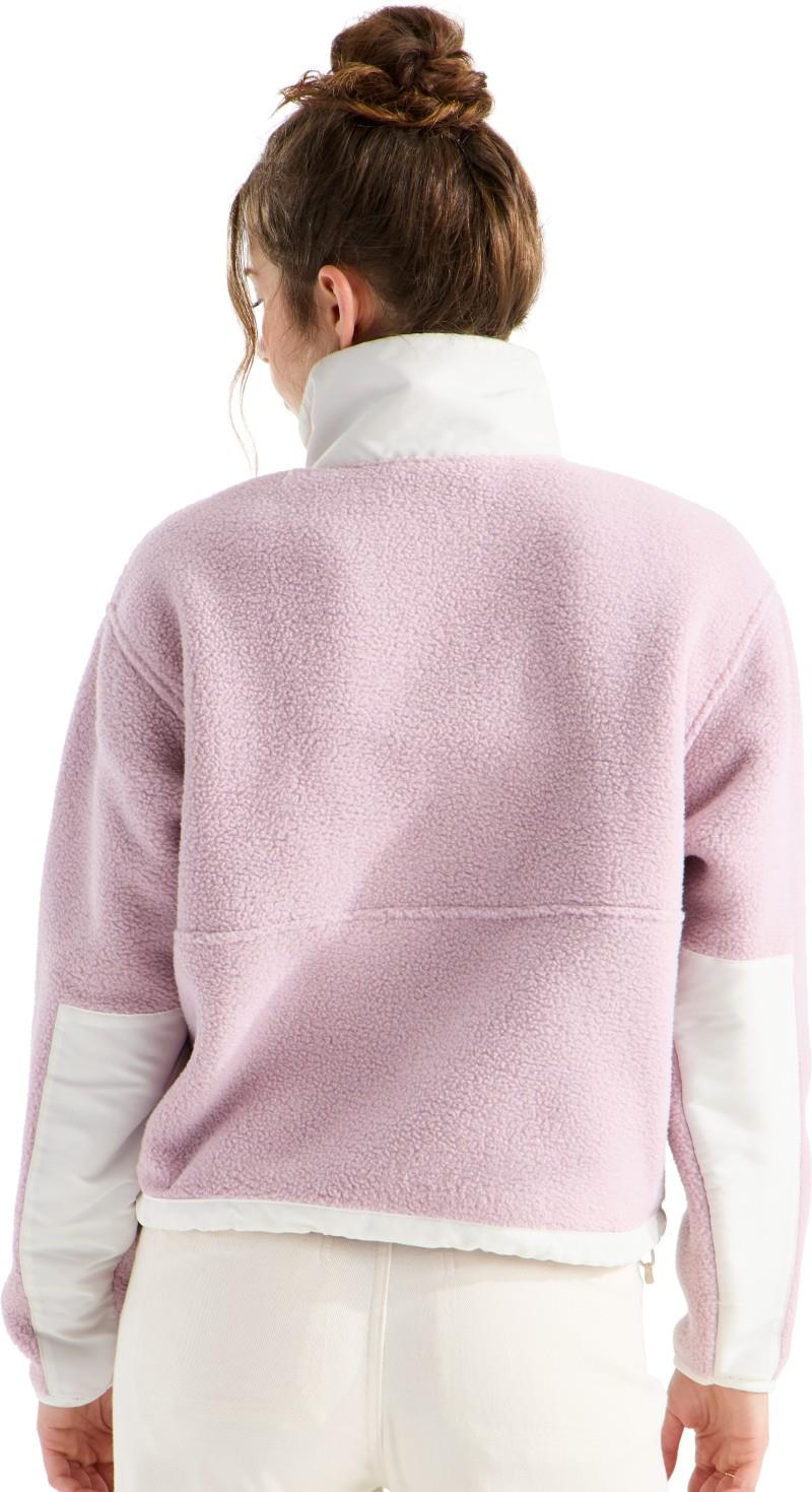 Yumiori Off Peak Half Zip Jacket - Womens - metal pink / white dune 1