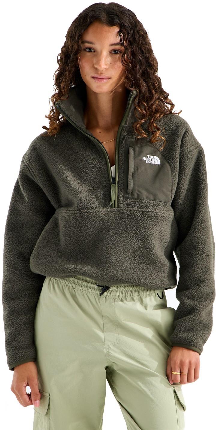 Yumiori Off Peak Half Zip Jacket - Womens - new taupe green 1
