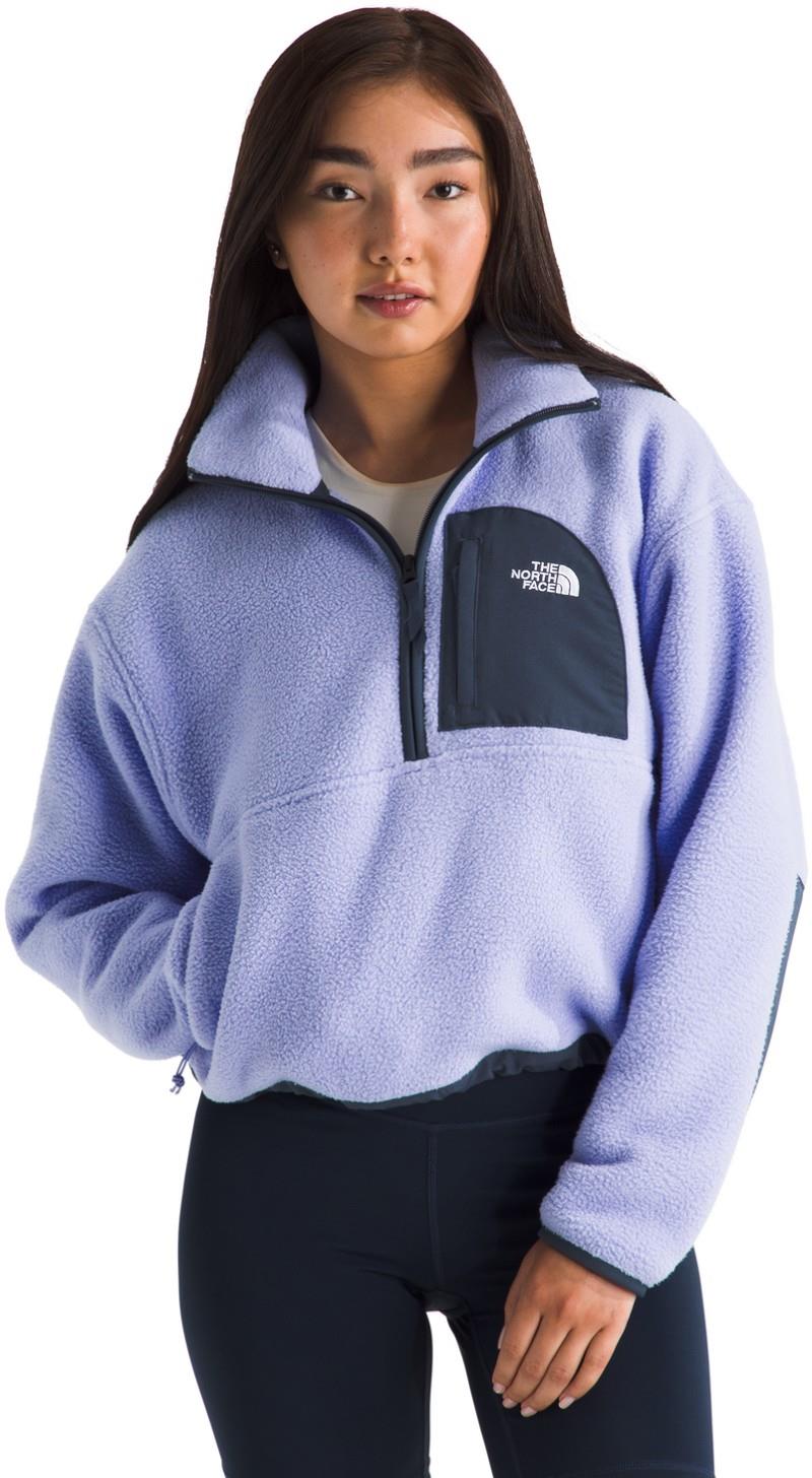 Yumiori Off Peak Half Zip Jacket - Womens - periwinkle glow / summit navy 1