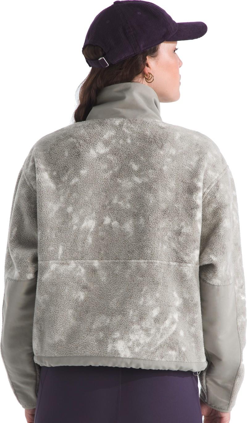 Yumiori Off Peak Half Zip Printed Jacket - Womens - stone slab chalk texture print 1
