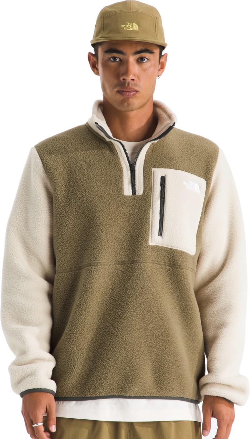 Yumiori Quarter Zip - Mens - cedar / desert stone / new taupe green 1