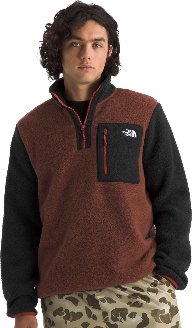 Yumiori Quarter Zip - Mens - ember soil / tnf black / iron clay 1