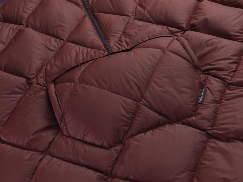 Honcho Poncho Down - Burgundy 2