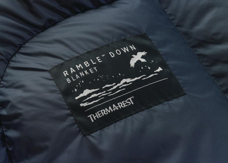 Ramble Down Blanket - Double - Eclipse Blue 4